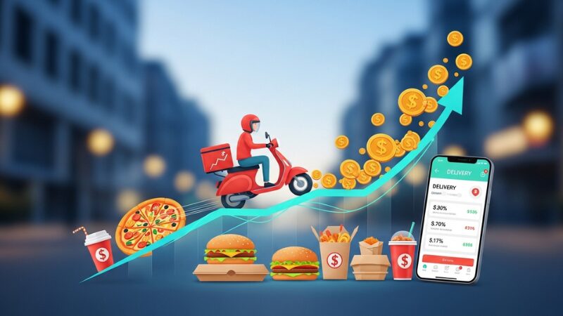 increase money efficiently, food delivery
