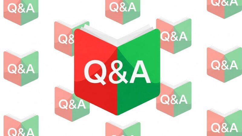 Q&A menu