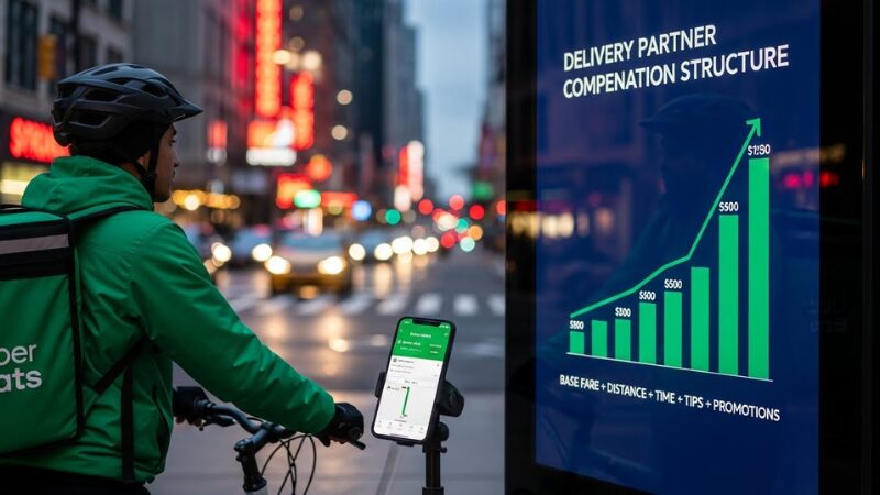 Uber Eats, Delivery Partner, Compensation, Structure