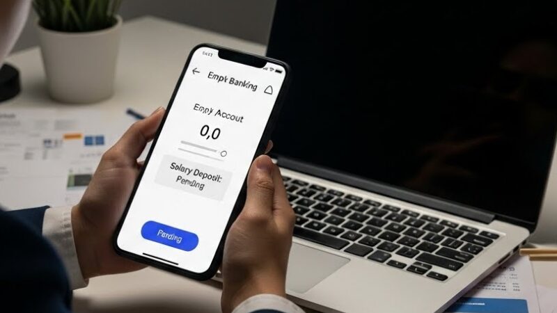 salary hasn't been deposited.